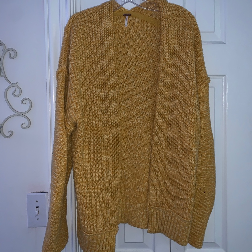 Free People High Hopes Knit Sweater Cardigan